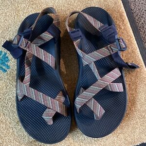 Chaco ZCloud 2 Sandal with Navy and Brown Straps